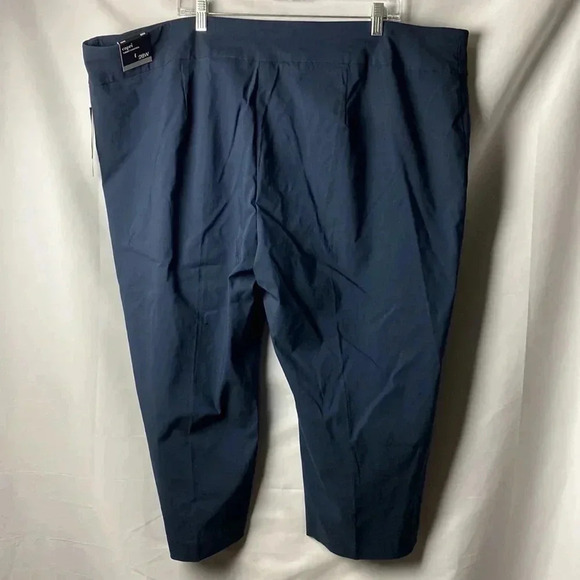 NWT ALFANI WOMEN TUMMY CONTROL CAPRI PANT NAVY BLUE WOMENS PLUS SIZE 28W - Picture 12 of 14